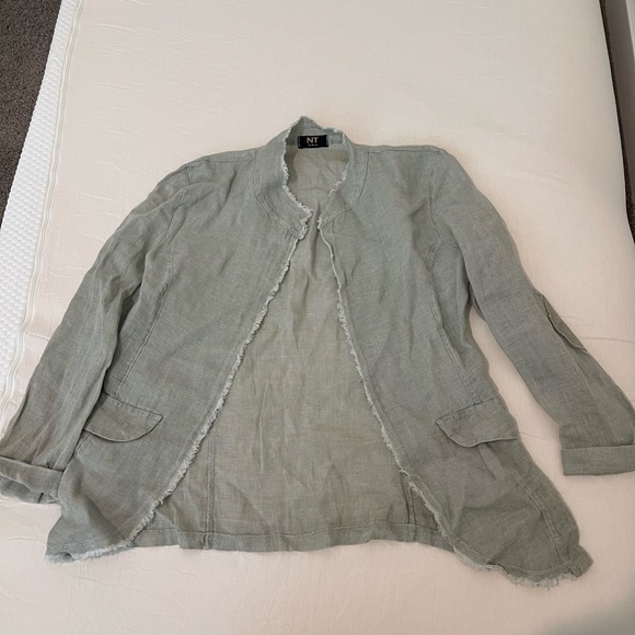 Boho two piece set. Size S. Light green sage. - Picture 6 of 12